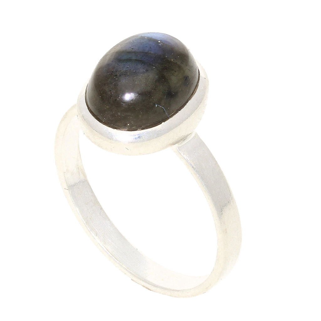 Buy your Effortless Style: Contemporary Labradorite Sterling Silver Ring online now or in store at Forever Gems in Franschhoek, South Africa