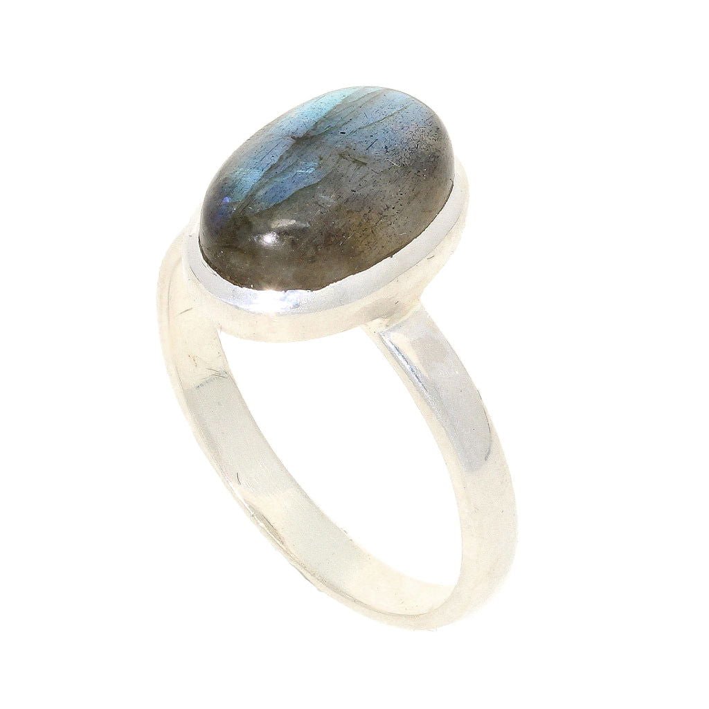 Buy your Effortless Style: Contemporary Labradorite Sterling Silver Ring online now or in store at Forever Gems in Franschhoek, South Africa