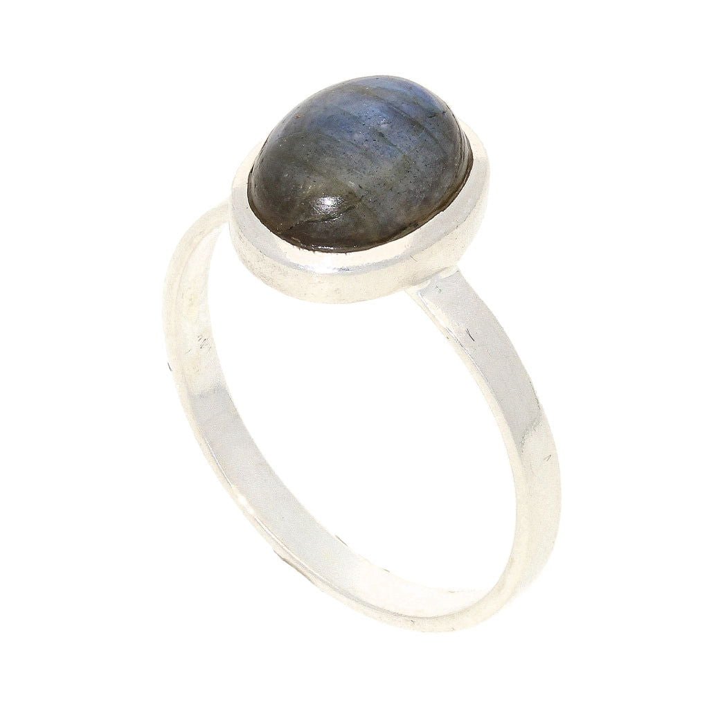 Buy your Effortless Style: Contemporary Labradorite Sterling Silver Ring online now or in store at Forever Gems in Franschhoek, South Africa