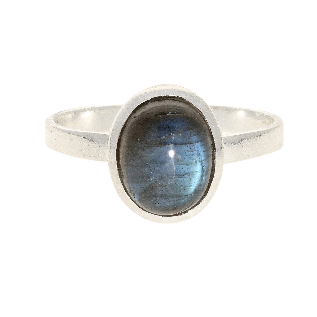 Buy your Effortless Style: Contemporary Labradorite Sterling Silver Ring online now or in store at Forever Gems in Franschhoek, South Africa