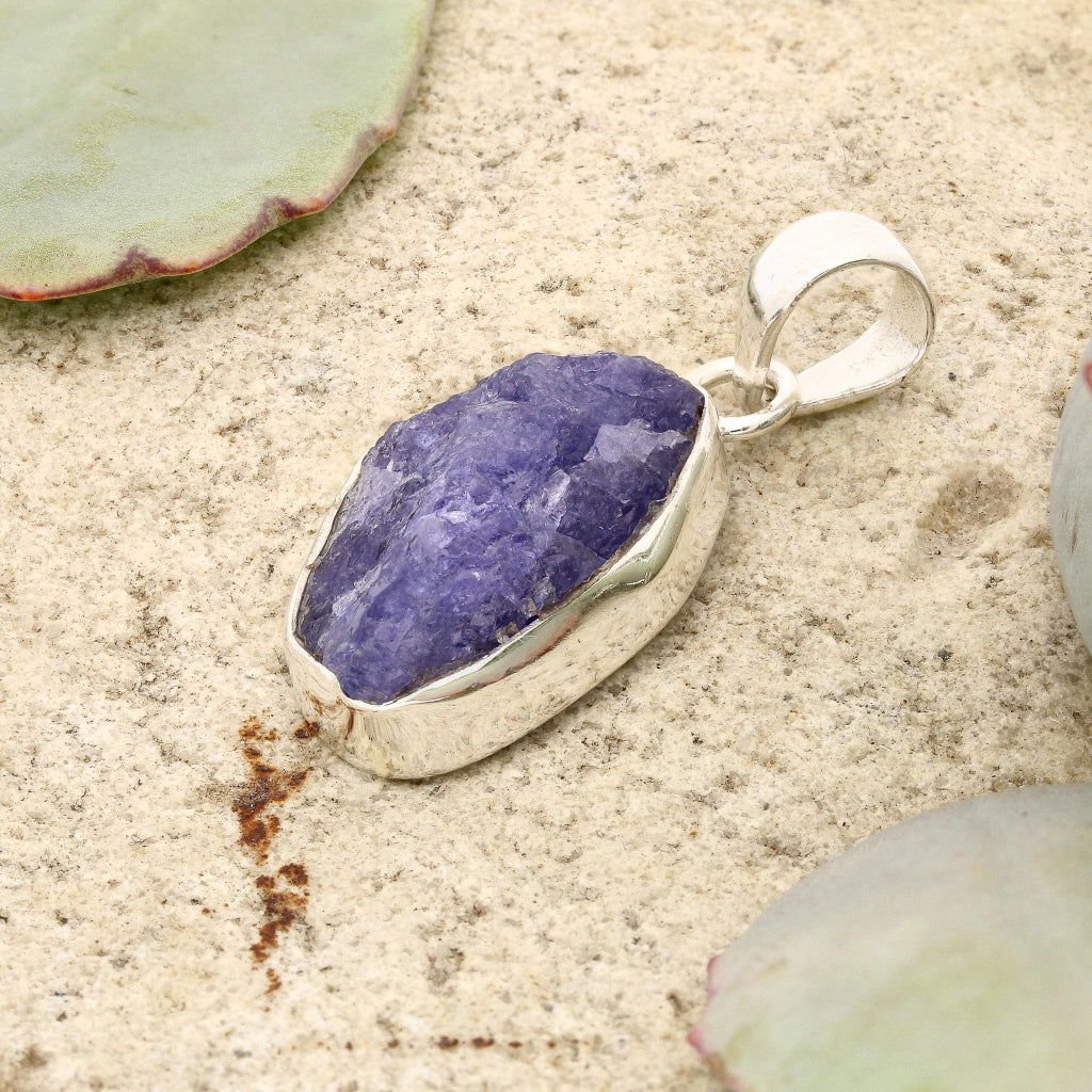 Buy your Elemental Aura Rough Tanzanite Necklace online now or in store at Forever Gems in Franschhoek, South Africa