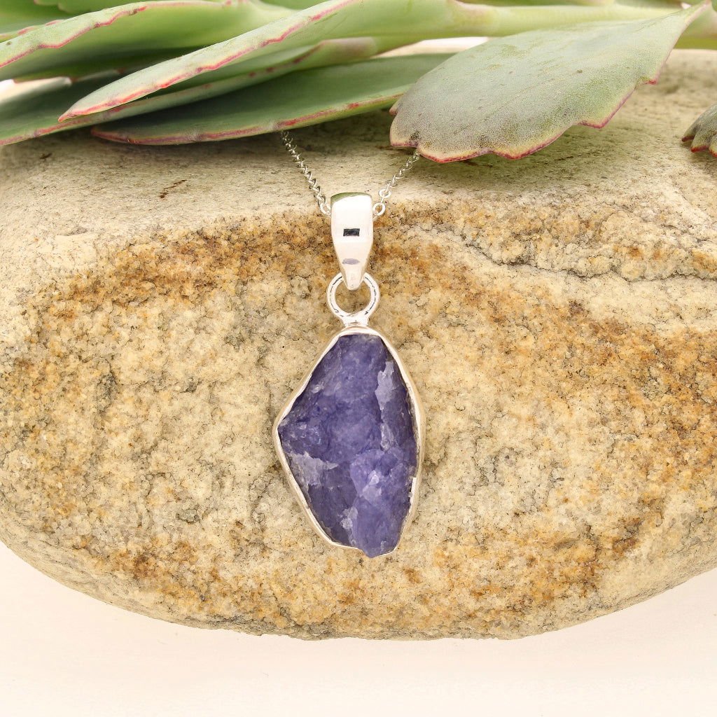 Buy your Elemental Aura Rough Tanzanite Necklace online now or in store at Forever Gems in Franschhoek, South Africa