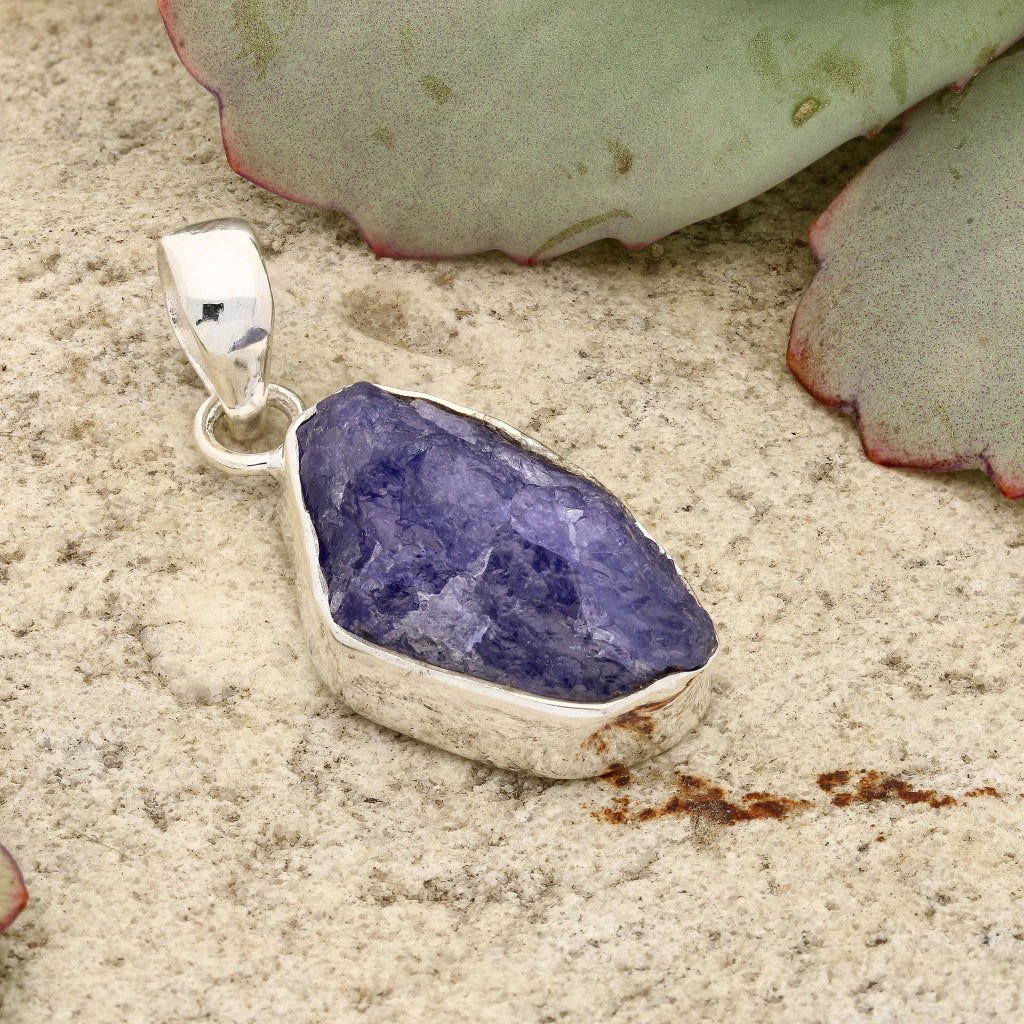 Buy your Elemental Aura Rough Tanzanite Necklace online now or in store at Forever Gems in Franschhoek, South Africa