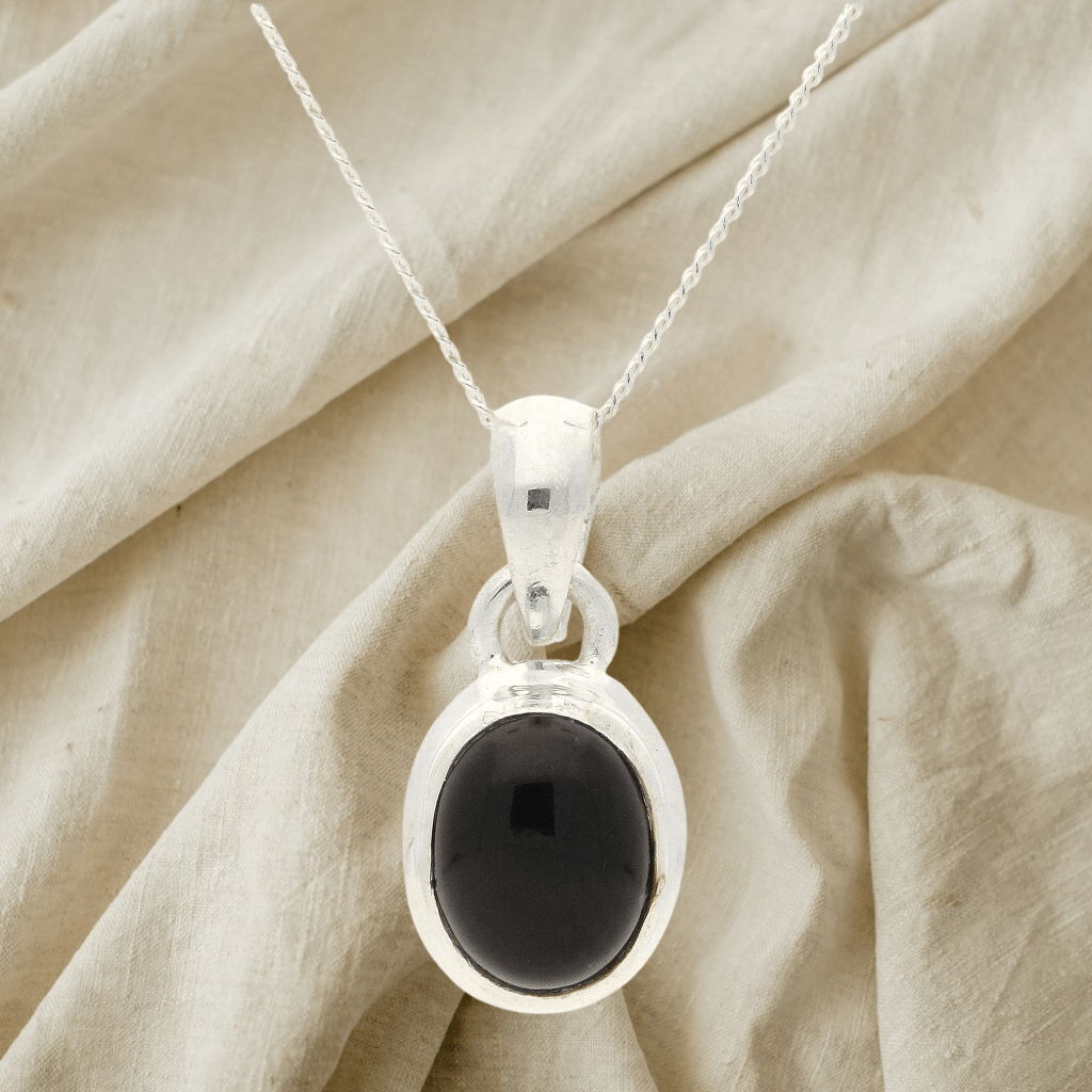 Buy your Enchanted Echoes: Black Onyx Sterling Silver Necklace online now or in store at Forever Gems in Franschhoek, South Africa