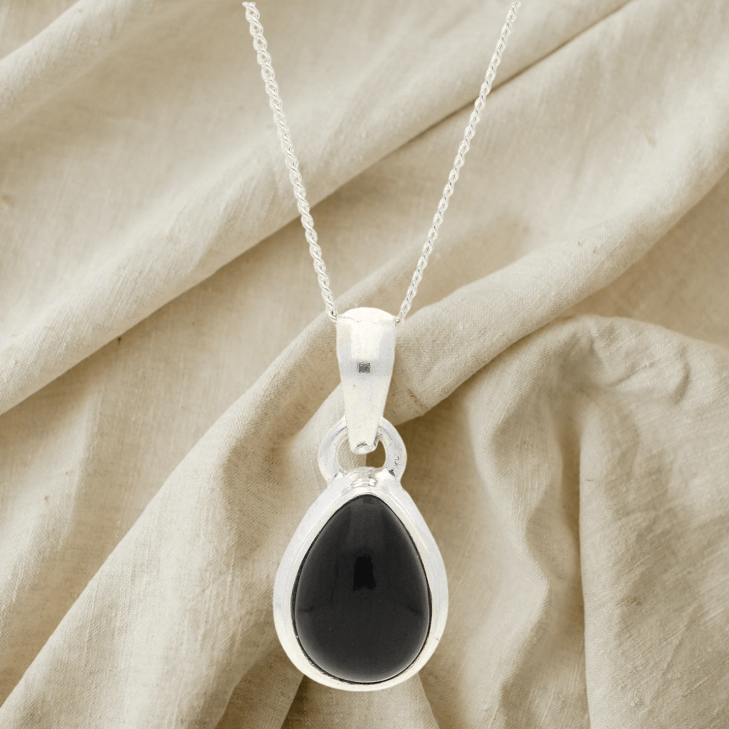 Buy your Enchanted Echoes: Black Onyx Sterling Silver Necklace online now or in store at Forever Gems in Franschhoek, South Africa