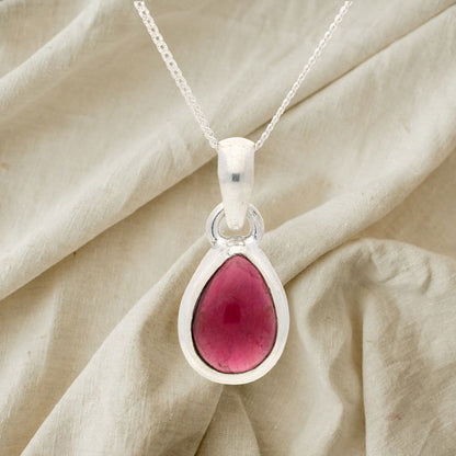 Buy your Enchanted Echoes: Garnet Sterling Silver Necklace online now or in store at Forever Gems in Franschhoek, South Africa