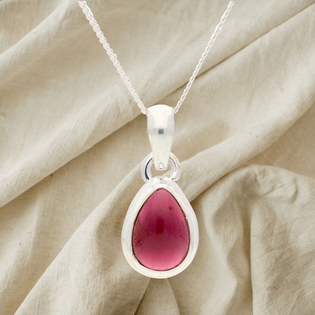 Buy your Enchanted Echoes: Garnet Sterling Silver Necklace online now or in store at Forever Gems in Franschhoek, South Africa