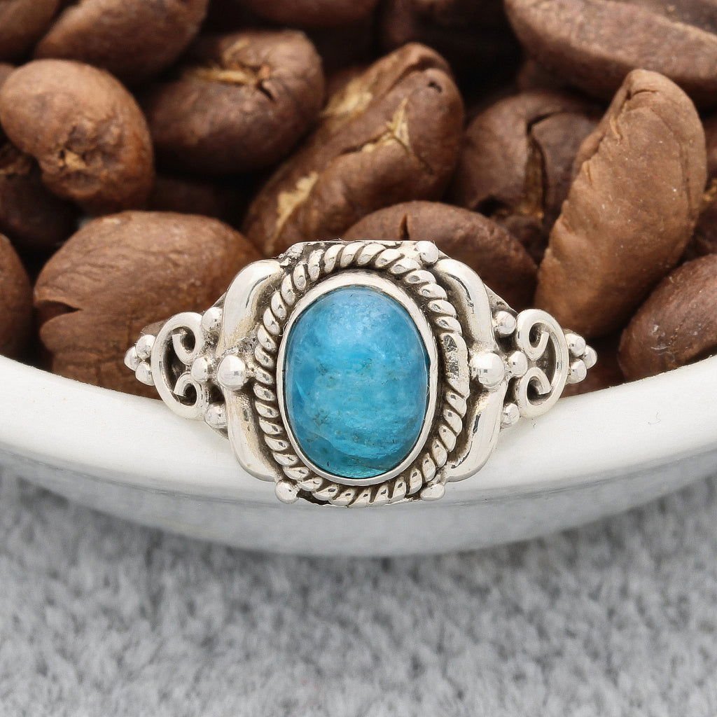 Buy your Enduring Grace Sterling Silver Apatite Ring online now or in store at Forever Gems in Franschhoek, South Africa