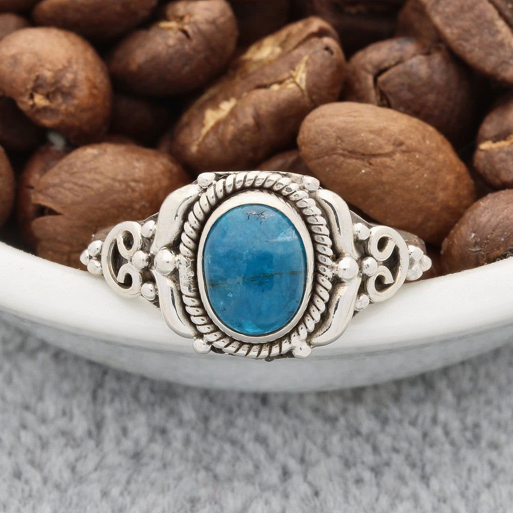 Buy your Enduring Grace Sterling Silver Apatite Ring online now or in store at Forever Gems in Franschhoek, South Africa