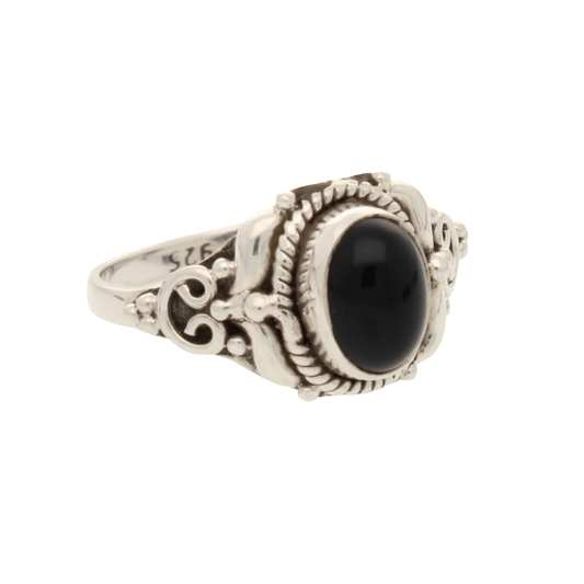 Buy your Enduring Grace Sterling Silver Black Onyx Ring online now or in store at Forever Gems in Franschhoek, South Africa