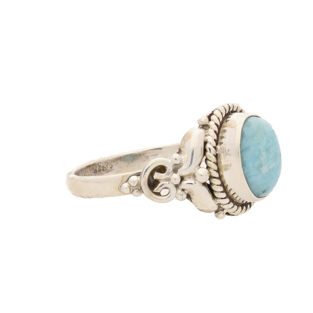 Buy your Enduring Grace Sterling Silver Larimar Ring online now or in store at Forever Gems in Franschhoek, South Africa