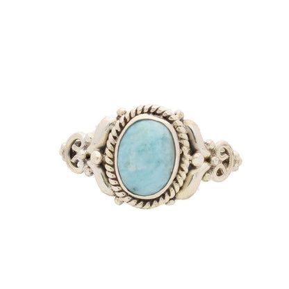 Buy your Enduring Grace Sterling Silver Larimar Ring online now or in store at Forever Gems in Franschhoek, South Africa