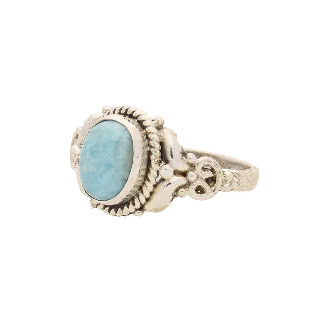 Buy your Enduring Grace Sterling Silver Larimar Ring online now or in store at Forever Gems in Franschhoek, South Africa