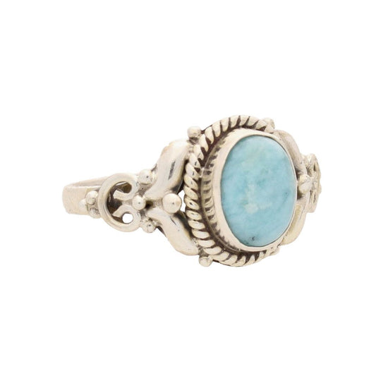 Buy your Enduring Grace Sterling Silver Larimar Ring online now or in store at Forever Gems in Franschhoek, South Africa