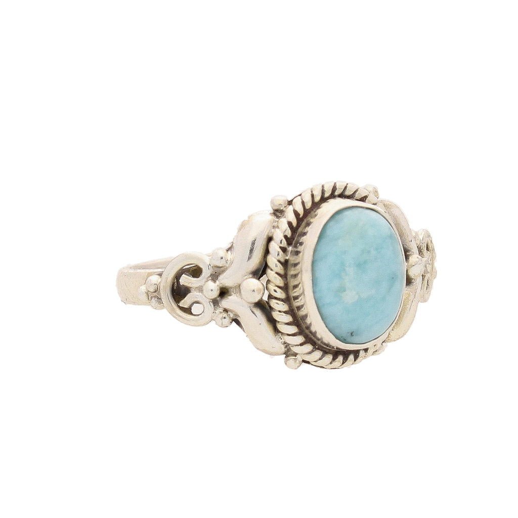 Buy your Enduring Grace Sterling Silver Larimar Ring online now or in store at Forever Gems in Franschhoek, South Africa