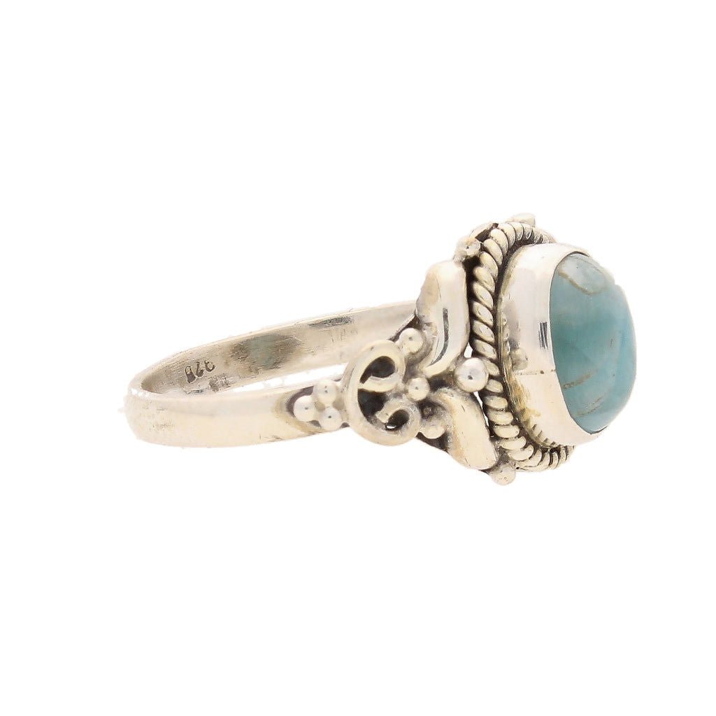 Buy your Enduring Grace Sterling Silver Larimar Ring online now or in store at Forever Gems in Franschhoek, South Africa