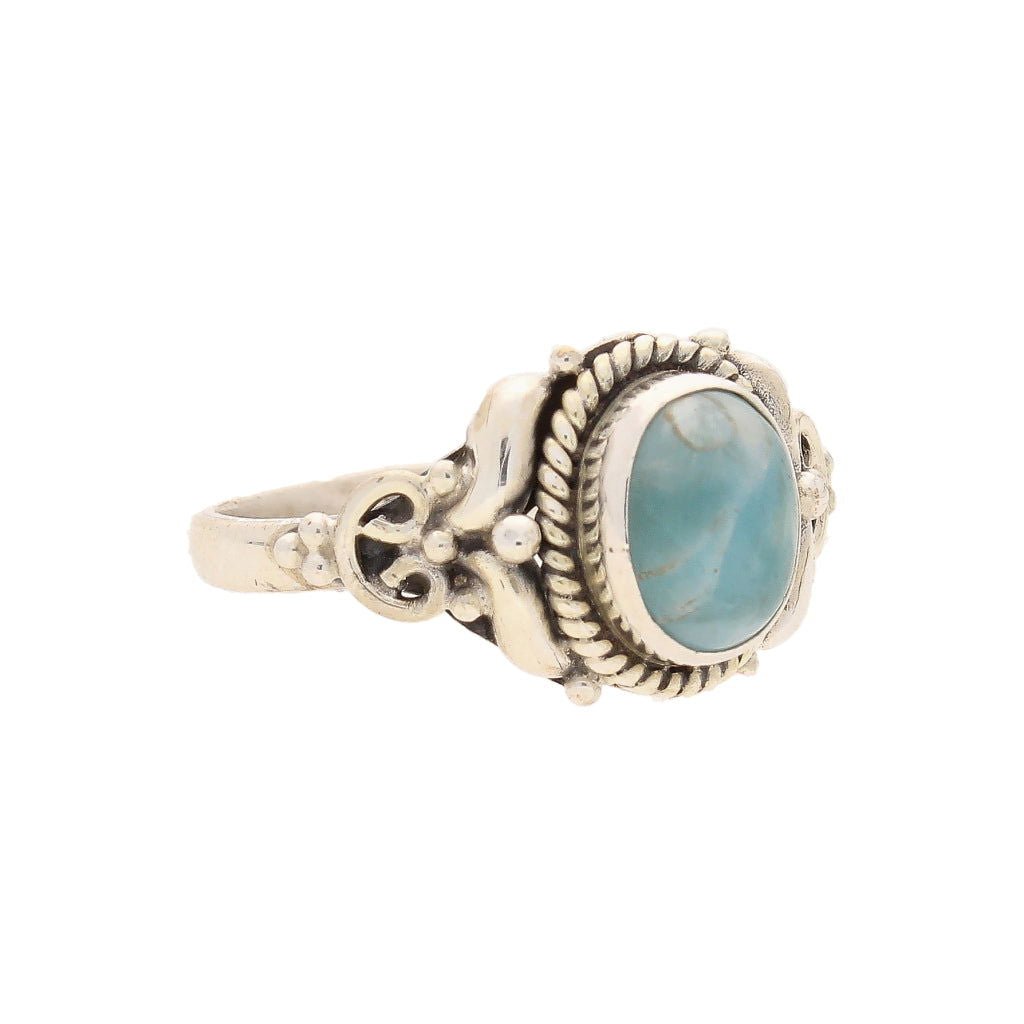 Buy your Enduring Grace Sterling Silver Larimar Ring online now or in store at Forever Gems in Franschhoek, South Africa