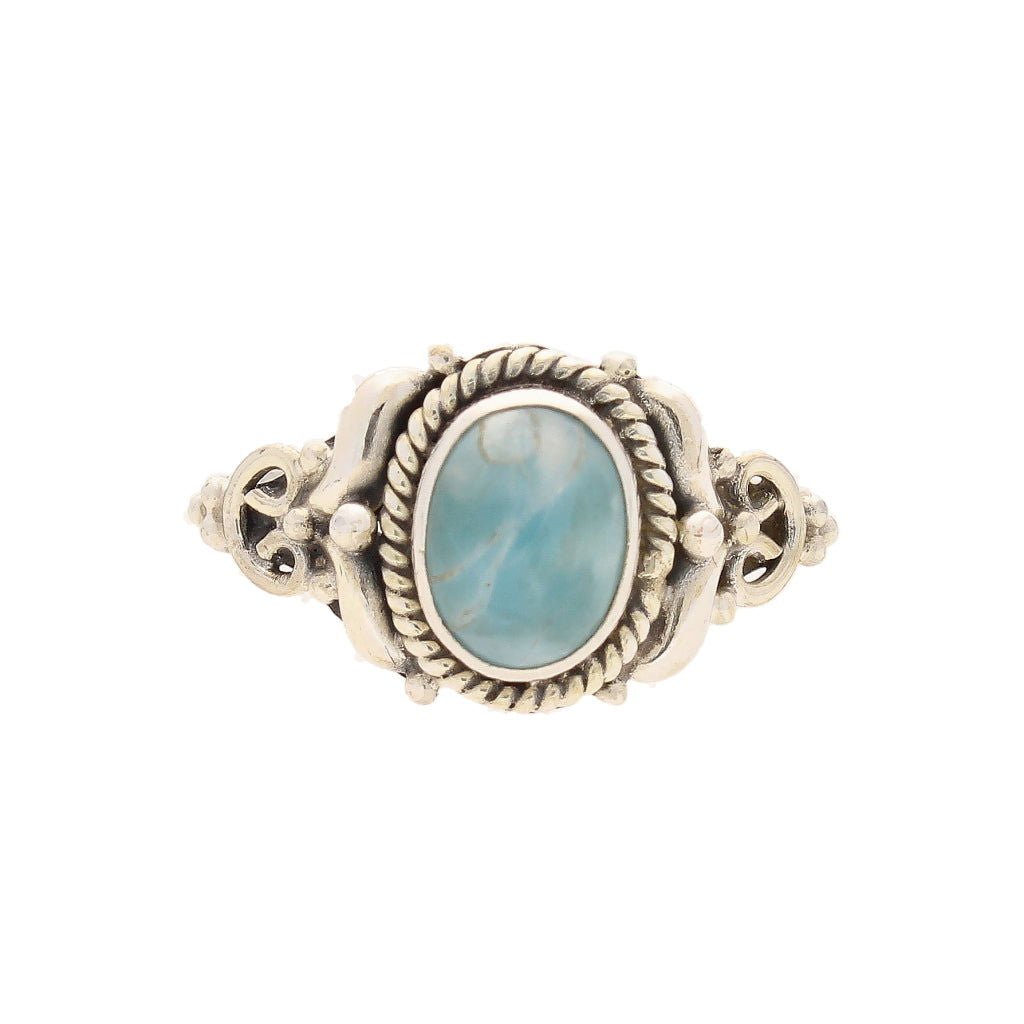 Buy your Enduring Grace Sterling Silver Larimar Ring online now or in store at Forever Gems in Franschhoek, South Africa