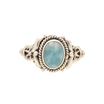 Buy your Enduring Grace Sterling Silver Larimar Ring online now or in store at Forever Gems in Franschhoek, South Africa