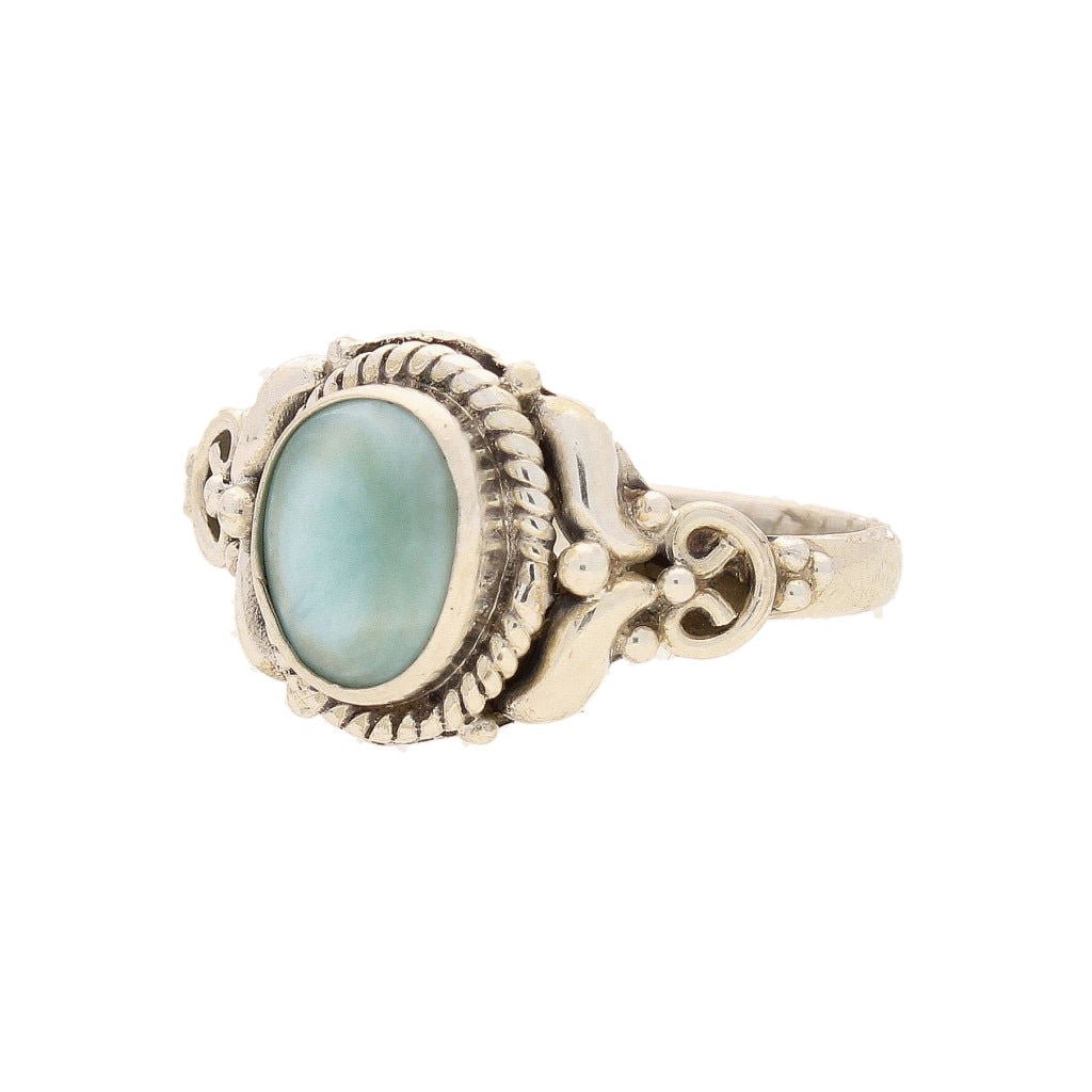 Buy your Enduring Grace Sterling Silver Larimar Ring online now or in store at Forever Gems in Franschhoek, South Africa