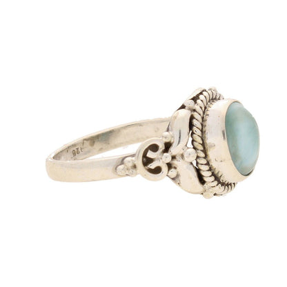 Buy your Enduring Grace Sterling Silver Larimar Ring online now or in store at Forever Gems in Franschhoek, South Africa