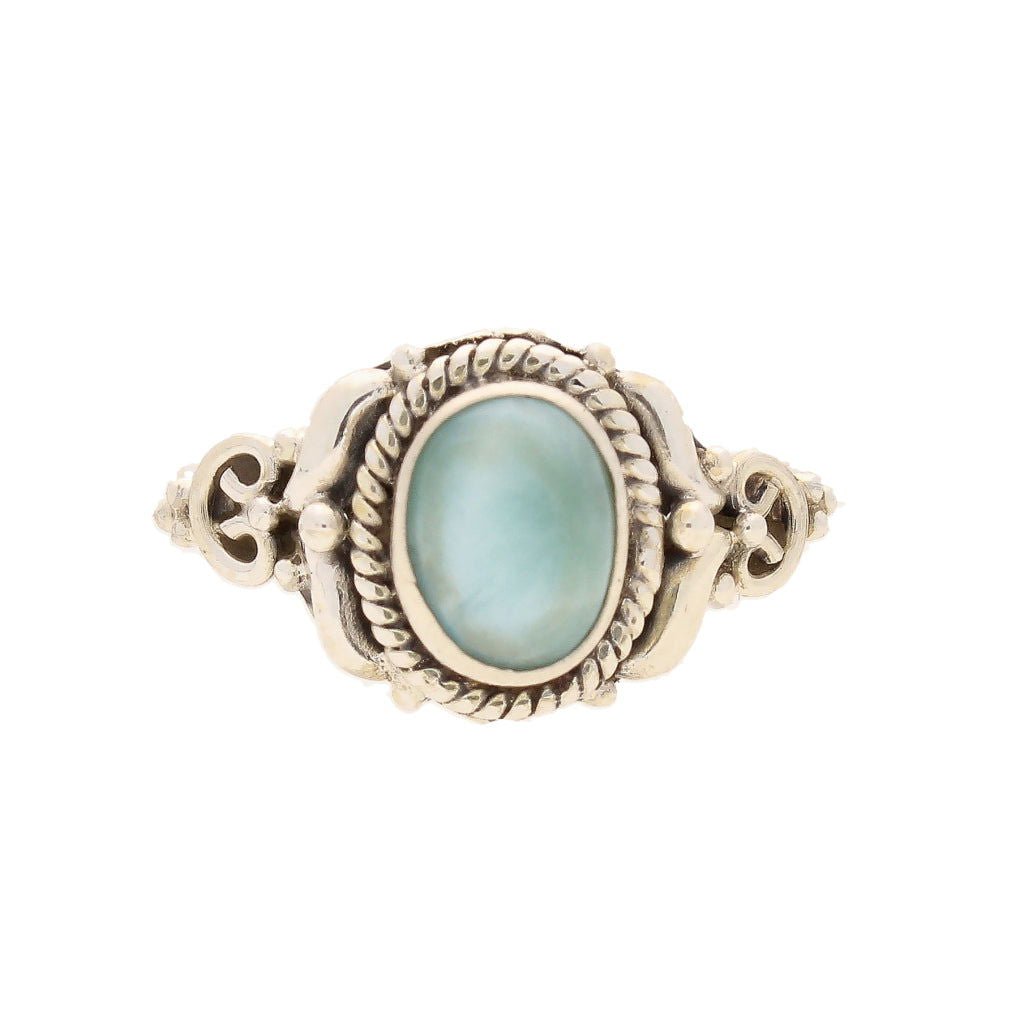 Buy your Enduring Grace Sterling Silver Larimar Ring online now or in store at Forever Gems in Franschhoek, South Africa