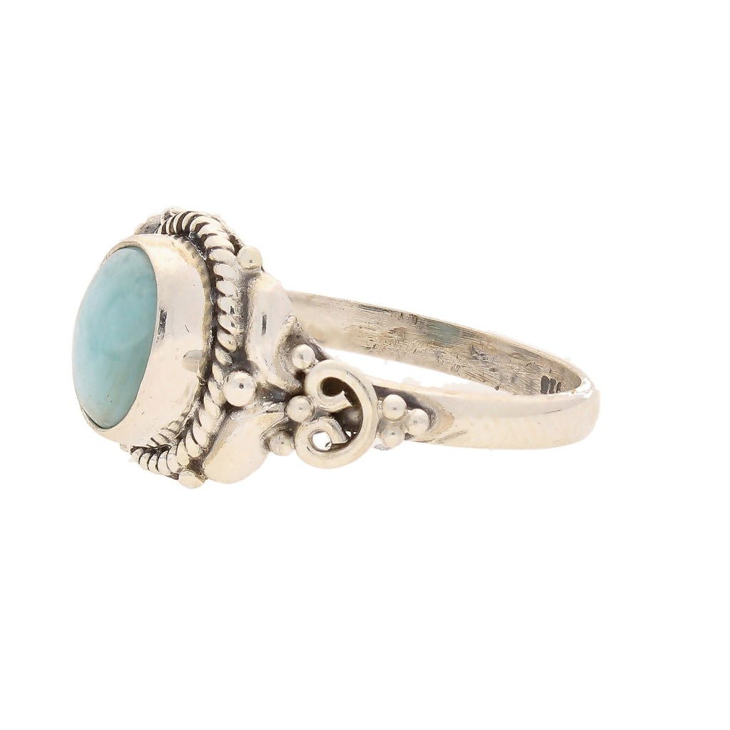 Buy your Enduring Grace Sterling Silver Larimar Ring online now or in store at Forever Gems in Franschhoek, South Africa