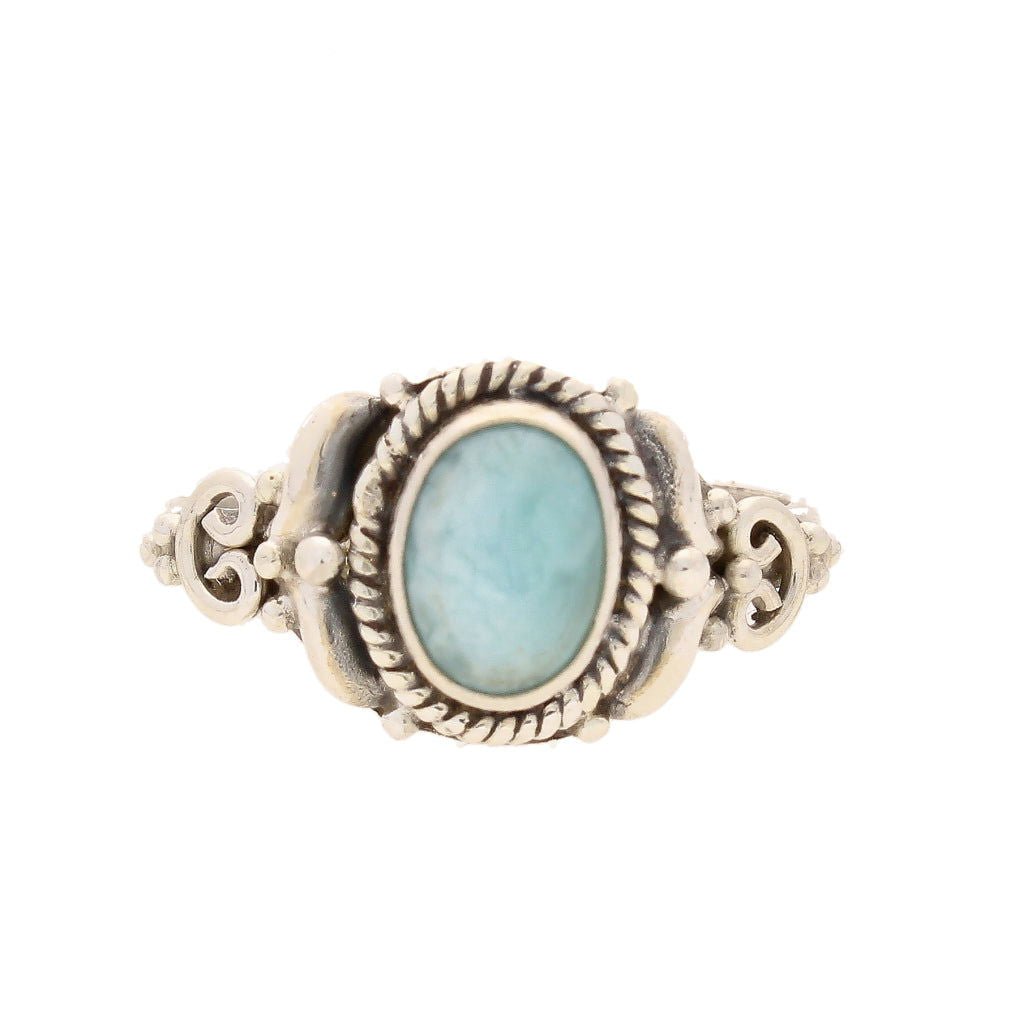 Buy your Enduring Grace Sterling Silver Larimar Ring online now or in store at Forever Gems in Franschhoek, South Africa