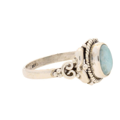 Buy your Enduring Grace Sterling Silver Larimar Ring online now or in store at Forever Gems in Franschhoek, South Africa