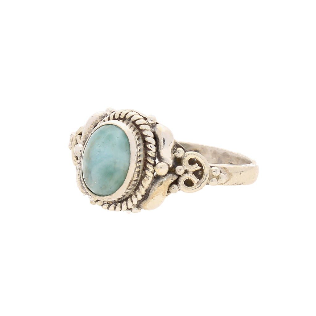 Buy your Enduring Grace Sterling Silver Larimar Ring online now or in store at Forever Gems in Franschhoek, South Africa