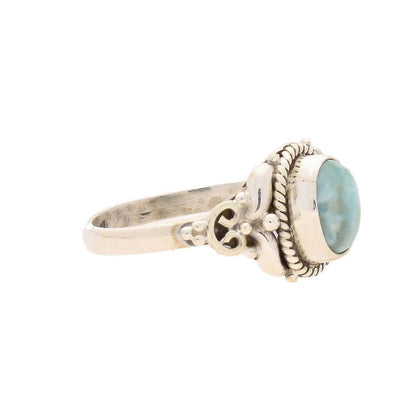 Buy your Enduring Grace Sterling Silver Larimar Ring online now or in store at Forever Gems in Franschhoek, South Africa