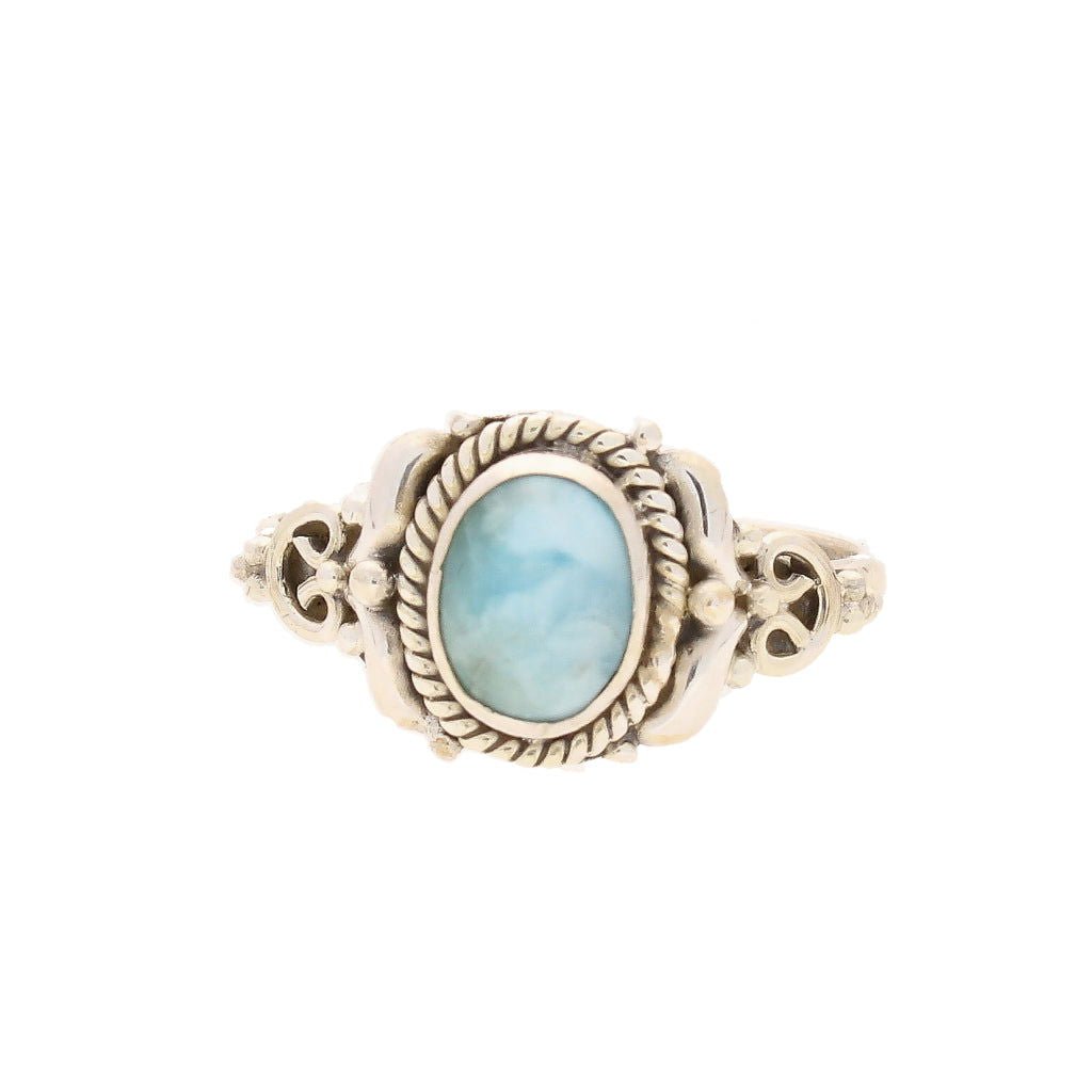 Buy your Enduring Grace Sterling Silver Larimar Ring online now or in store at Forever Gems in Franschhoek, South Africa