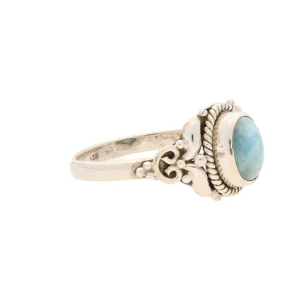 Buy your Enduring Grace Sterling Silver Larimar Ring online now or in store at Forever Gems in Franschhoek, South Africa