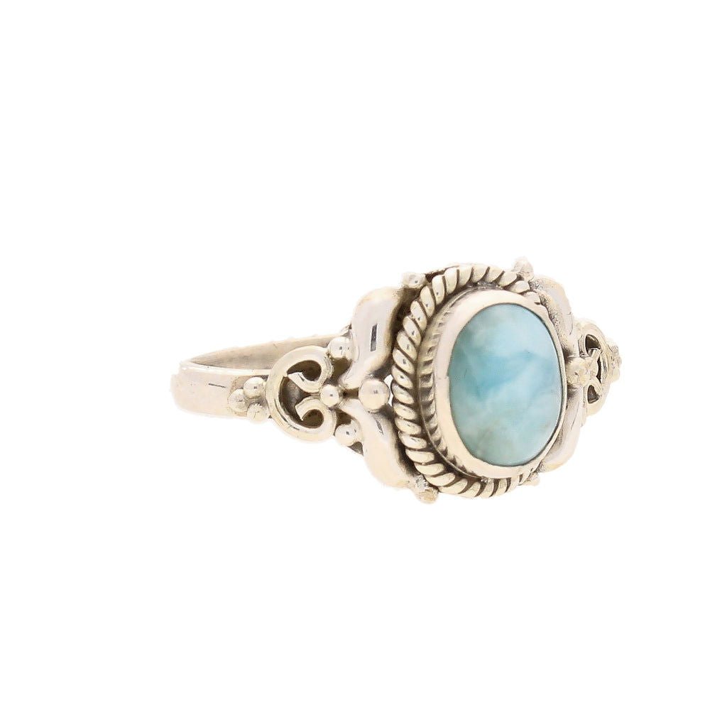 Buy your Enduring Grace Sterling Silver Larimar Ring online now or in store at Forever Gems in Franschhoek, South Africa