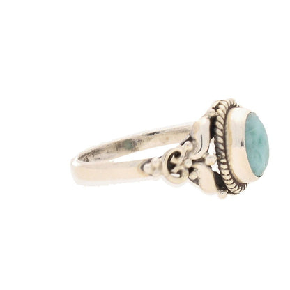 Buy your Enduring Grace Sterling Silver Larimar Ring online now or in store at Forever Gems in Franschhoek, South Africa