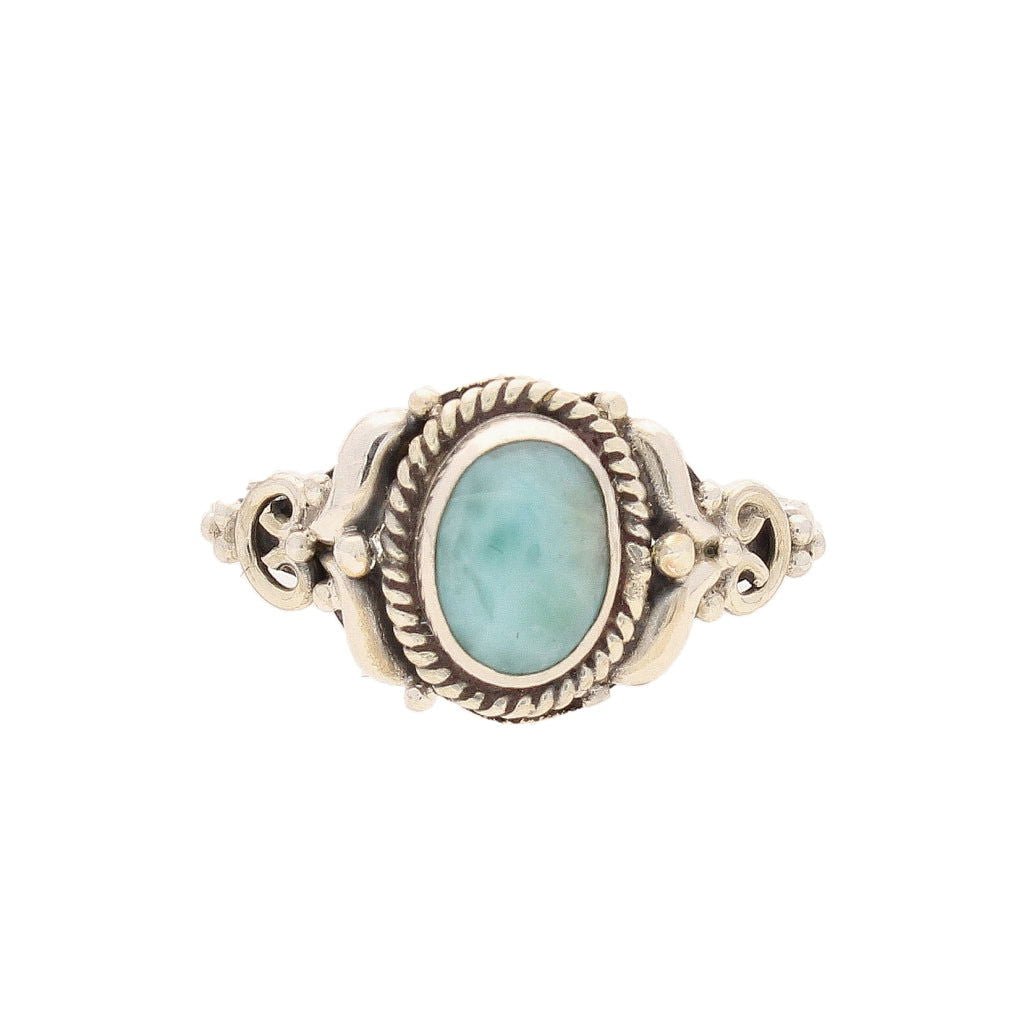 Buy your Enduring Grace Sterling Silver Larimar Ring online now or in store at Forever Gems in Franschhoek, South Africa