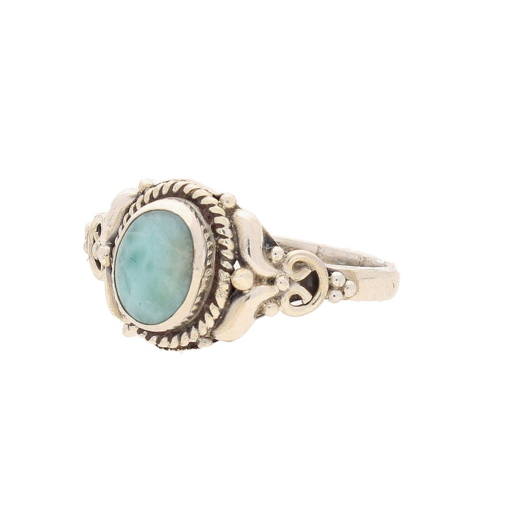 Buy your Enduring Grace Sterling Silver Larimar Ring online now or in store at Forever Gems in Franschhoek, South Africa