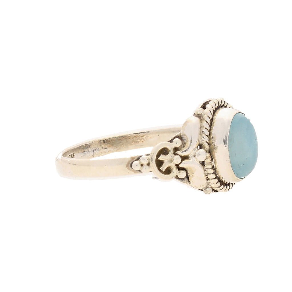 Buy your Enduring Grace Sterling Silver Larimar Ring online now or in store at Forever Gems in Franschhoek, South Africa