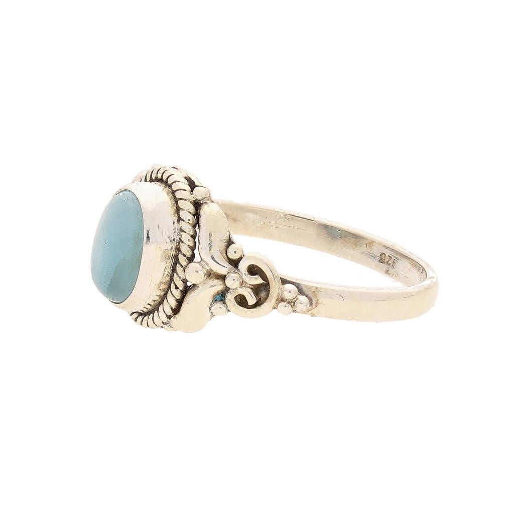 Buy your Enduring Grace Sterling Silver Larimar Ring online now or in store at Forever Gems in Franschhoek, South Africa