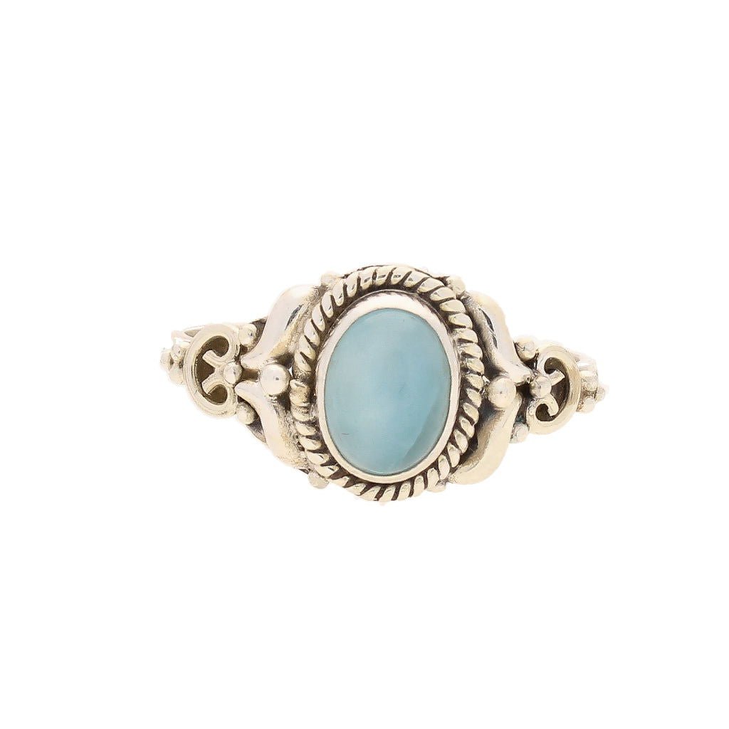 Buy your Enduring Grace Sterling Silver Larimar Ring online now or in store at Forever Gems in Franschhoek, South Africa