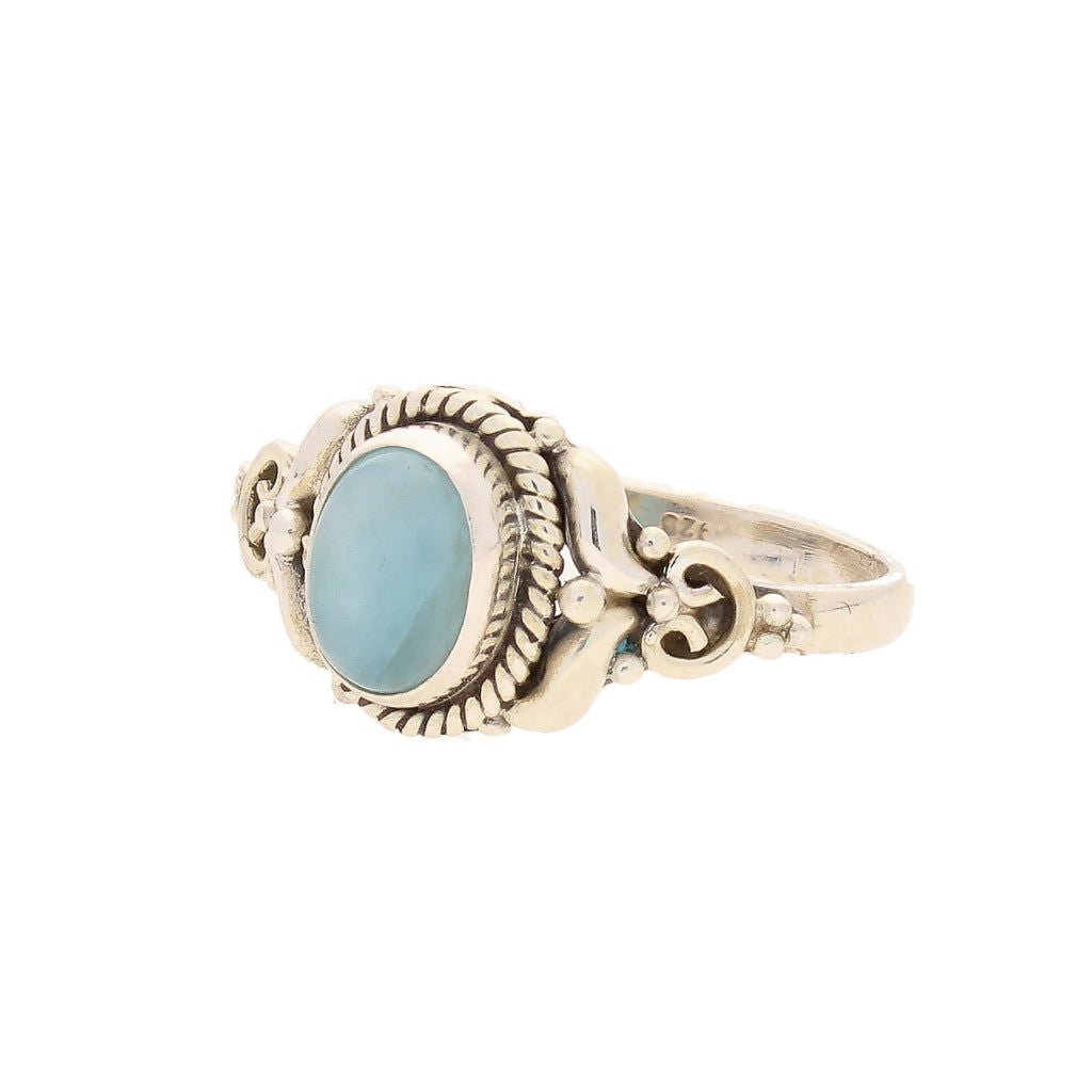 Buy your Enduring Grace Sterling Silver Larimar Ring online now or in store at Forever Gems in Franschhoek, South Africa