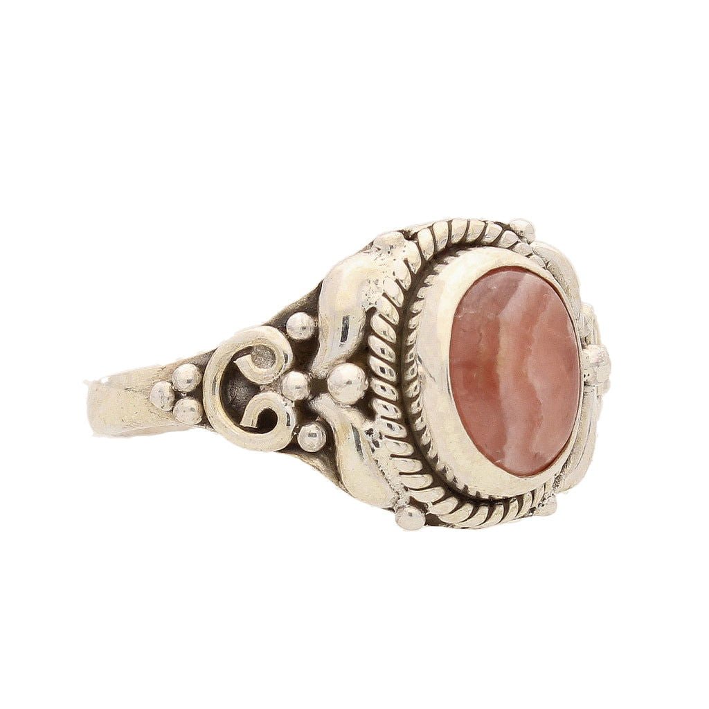 Buy your Enduring Grace Sterling Silver Rhodochrosite Ring online now or in store at Forever Gems in Franschhoek, South Africa