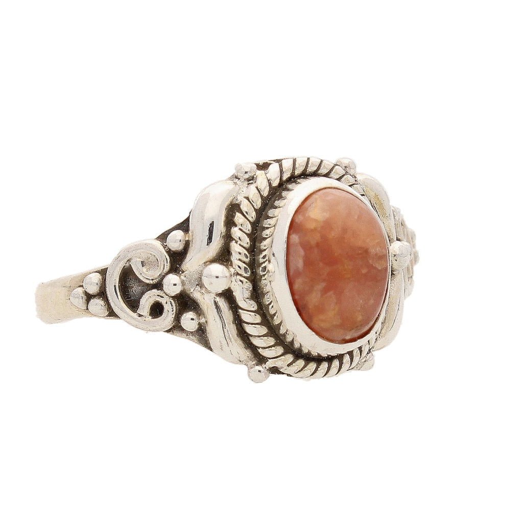 Buy your Enduring Grace Sterling Silver Rhodochrosite Ring online now or in store at Forever Gems in Franschhoek, South Africa