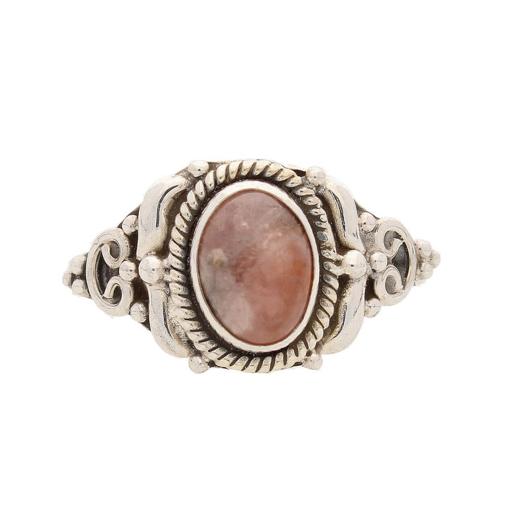 Buy your Enduring Grace Sterling Silver Rhodochrosite Ring online now or in store at Forever Gems in Franschhoek, South Africa