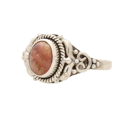 Buy your Enduring Grace Sterling Silver Rhodochrosite Ring online now or in store at Forever Gems in Franschhoek, South Africa