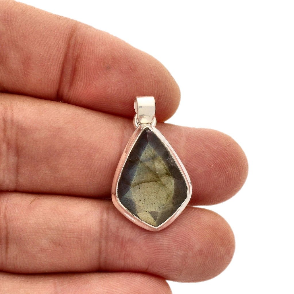 Buy your Faceted Labradorite Sterling Silver Necklace online now or in store at Forever Gems in Franschhoek, South Africa