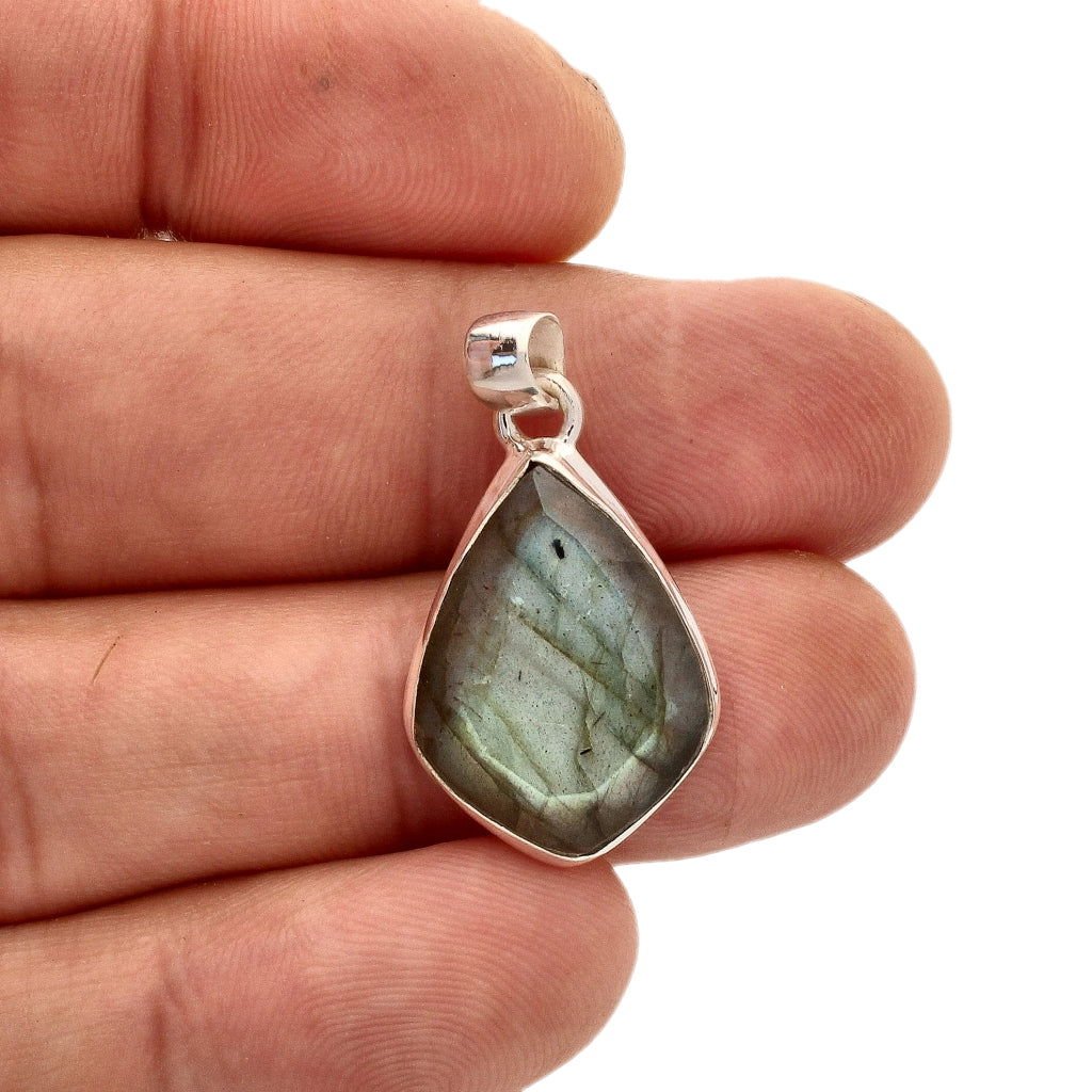 Buy your Faceted Labradorite Sterling Silver Necklace online now or in store at Forever Gems in Franschhoek, South Africa