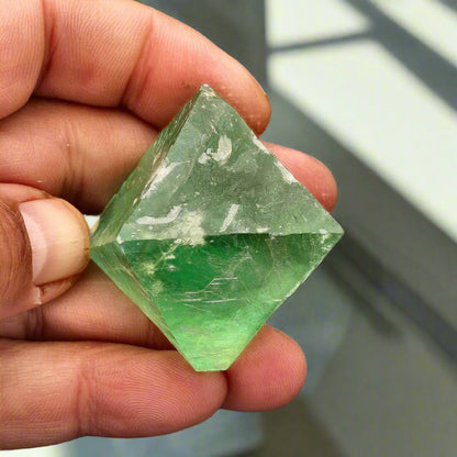 Buy your Riemvasmaak Fluorite Octahedron Gem online now or in store at Forever Gems in Franschhoek, South Africa