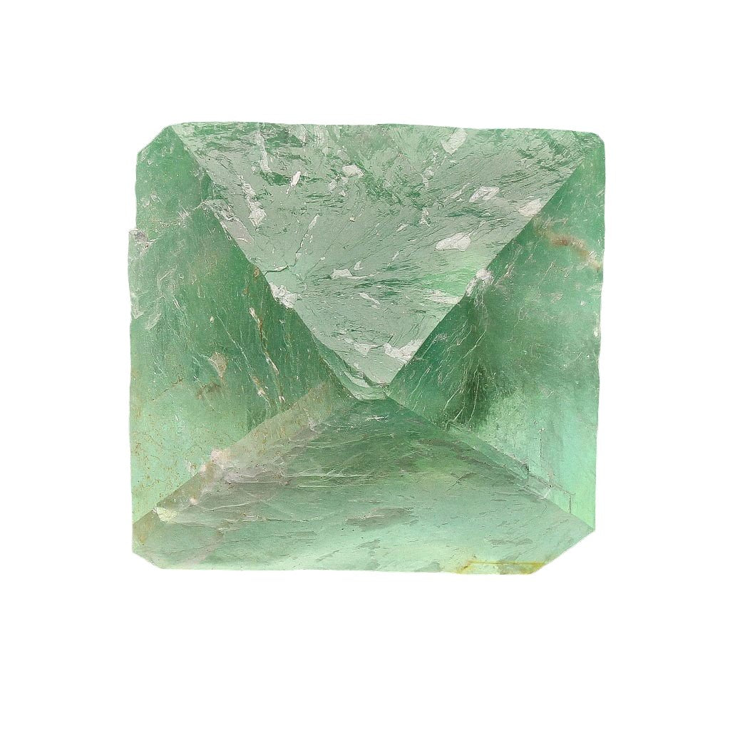 Buy your Green Fluorite Crystal Octahedron online now or in store at Forever Gems in Franschhoek, South Africa