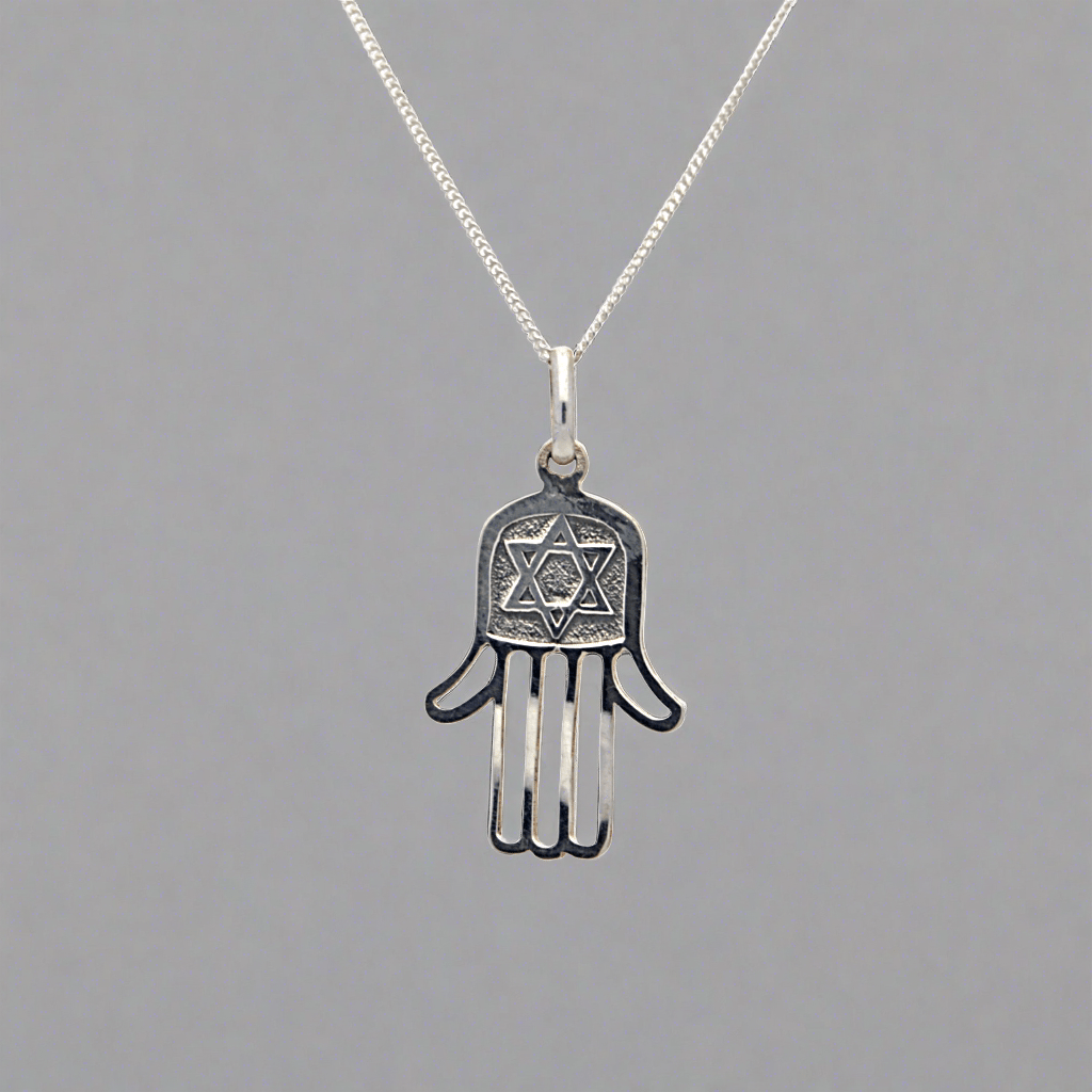 Buy your Hamsa Hand Sterling Silver Necklace online now or in store at Forever Gems in Franschhoek, South Africa